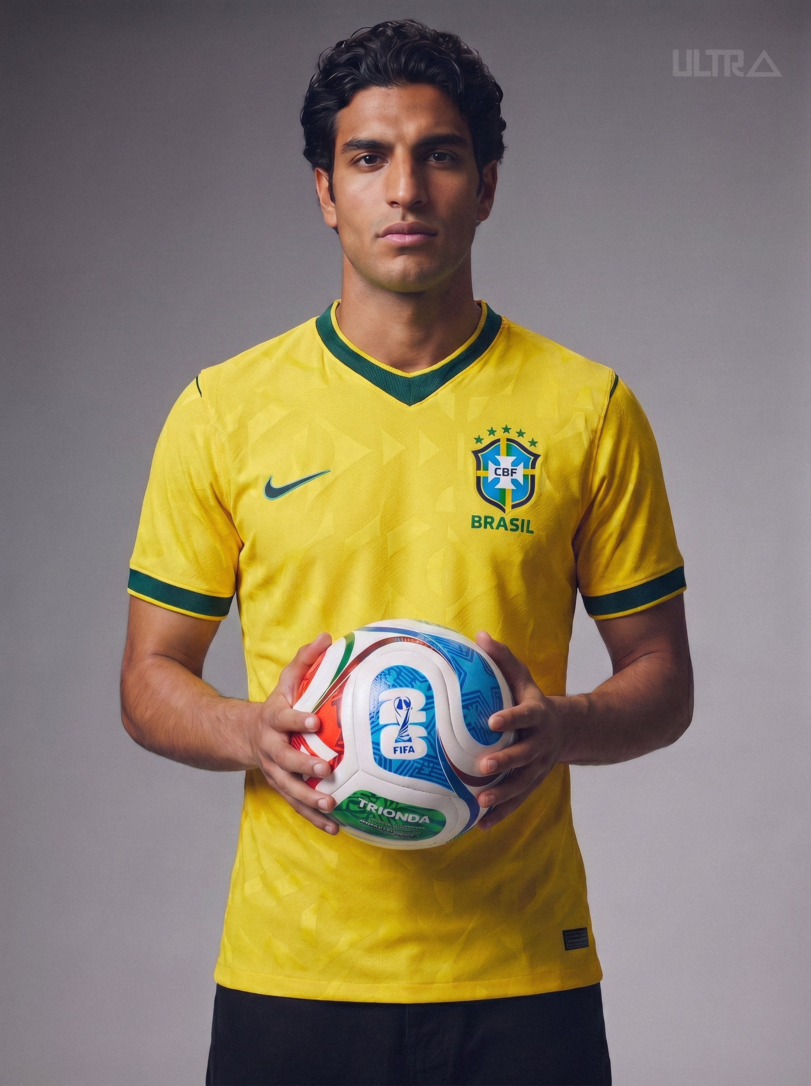 Brazil Home Jersey World Cup 2026."Mirror Original"